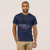 Ron Paul face Stencil, Ron Paul, voor president... T-shirt (Voorkant volledig)