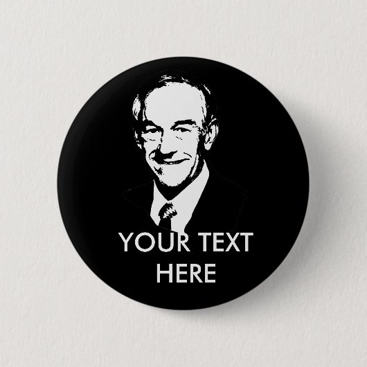 Ron Paul Gear Ronde Button 5,7 Cm (Voorkant)