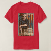 Ron Paul, het gevecht is net begonnen T-shirt (Design voorkant)