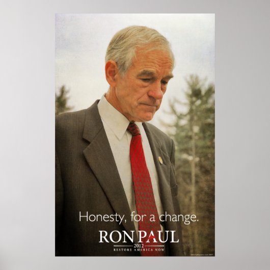 Ron Paul Honesty Print (Voorkant)