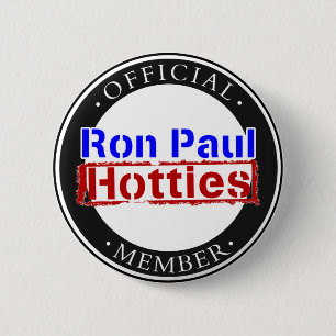 Ron Paul Hotties Gear Ronde Button 5,7 Cm
