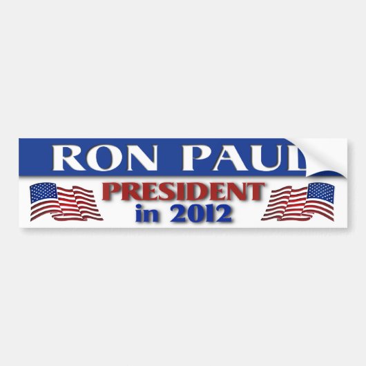 Ron Paul in Bumpersticker 2012 (Voorkant)