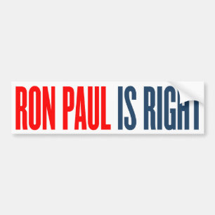 Ron Paul is Juiste Bumpersticker