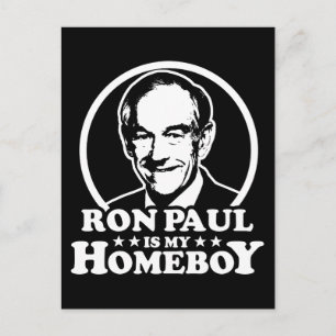 Ron Paul is Mijn Homeboy Briefkaart