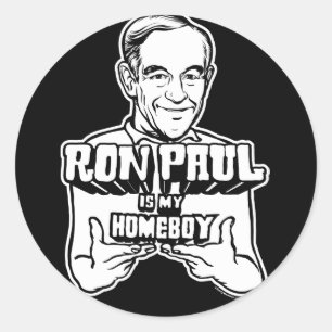 Ron Paul is mijn Homeboy Stickers