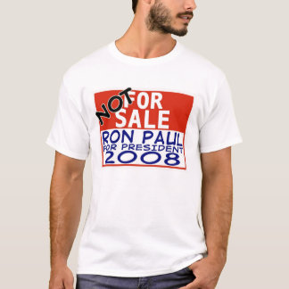 Ron Paul is NIET te koop T-shirt