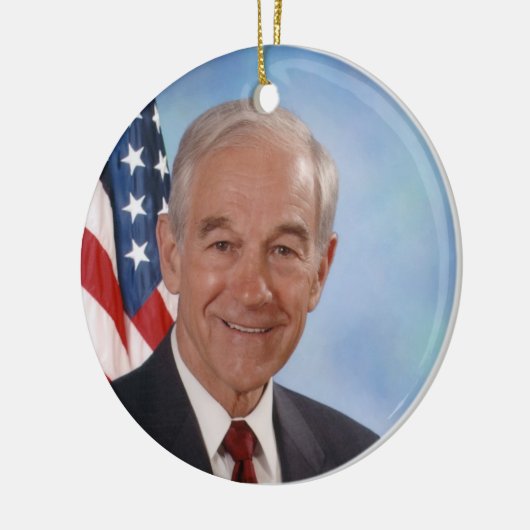 Ron Paul Keramisch Ornament (Links)