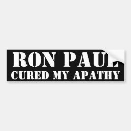 RON PAUL KREEG MIJN APATHIE BUMPERSTICKER