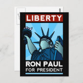 Ron Paul Liberty Briefkaart (Voorkant / Achterkant)