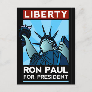 Ron Paul Liberty Briefkaart