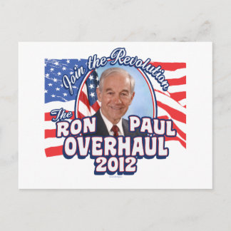 Ron Paul Overhaul 2012 Briefkaart