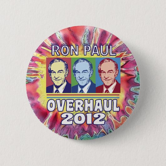 Ron Paul Overhaul 2012 Ronde Button 5,7 Cm (Voorkant)