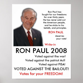 RON PAUL POSTER !
