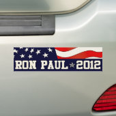 Ron Paul President in 2012 Bumper Sticker (En voiture)
