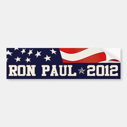 Ron Paul President in 2012 Bumper Sticker (Devant)
