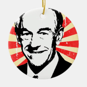 Ron Paul Propaganda Keramisch Ornament