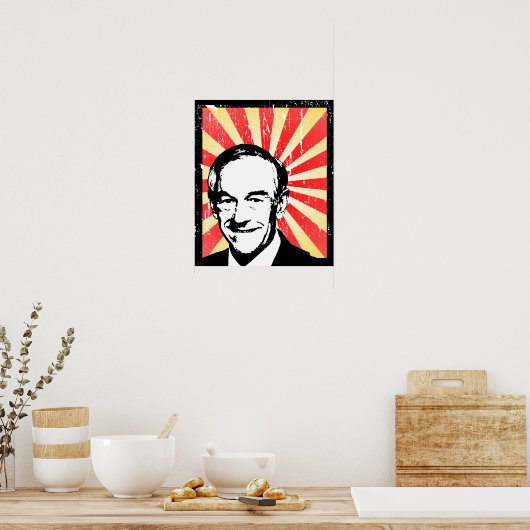 RON PAUL PROPAGANDA POSTER (Cuisine)