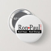 Ron Paul - Real Hope Real Change 2012 Button (Voorkant /achterkant)