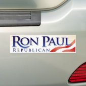 Ron Paul Republican Bumpersticker (Op auto)