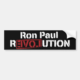Ron Paul Revolutie Bumpersticker
