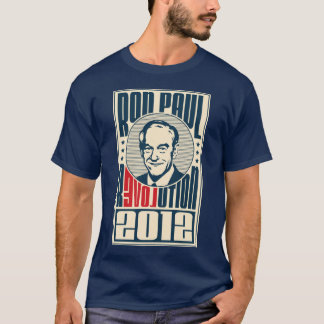 Ron Paul Revolution 2012 - Donker t-shirt