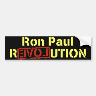 Ron Paul Revolution Bumpersticker