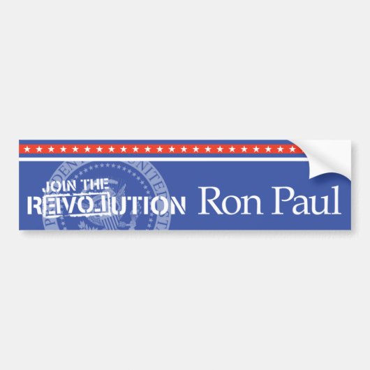 Ron Paul Revolution Bumpersticker (Voorkant)