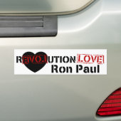Ron Paul Revolution Bumpersticker (Op auto)