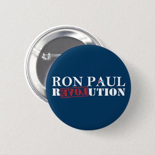 Ron Paul Revolution Button (Voorkant /achterkant)