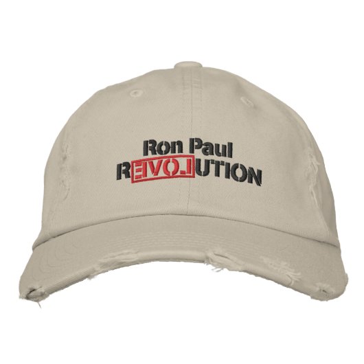 Ron Paul Révolution Casquette brodé (Devant)