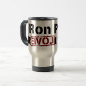 Ron Paul Revolution Coffee/Tea Mok/Cup Reisbeker (Voorkant links)