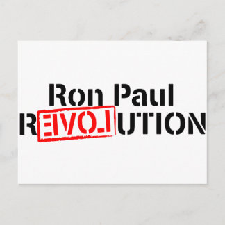 Ron Paul Revolution Continues Briefkaart