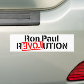 Ron Paul Revolution Continues Bumpersticker (Op auto)