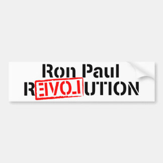 Ron Paul Revolution Continues Bumpersticker