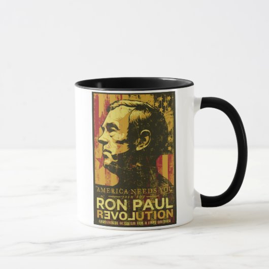 Ron Paul Revolution Mokken (Rechts)