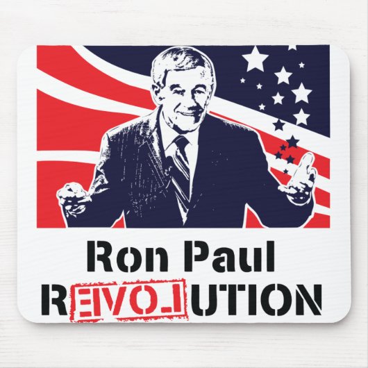 Ron Paul Revolution Mousepad Muismat (Voorkant)