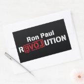 Ron Paul Revolution Sticker Large Square - 4 stuks (Envelop)