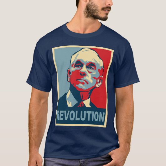 Ron Paul Revolution T-shirt (Voorkant)
