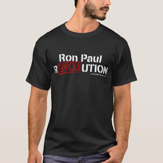 Ron Paul Revolution T-shirt (Voorkant)