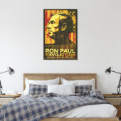 Ron Paul Revolution verpakt doek Canvas Afdruk (Insitu (Slaapkamer))