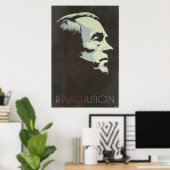 Ron Paul Revolution Vintage Poster (Thuiskantoor)