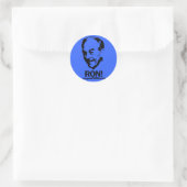 Ron Paul "Ron !" Sticker rond (Sac)