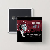 Ron Paul the Revolution is Now Button (Voorkant /achterkant)