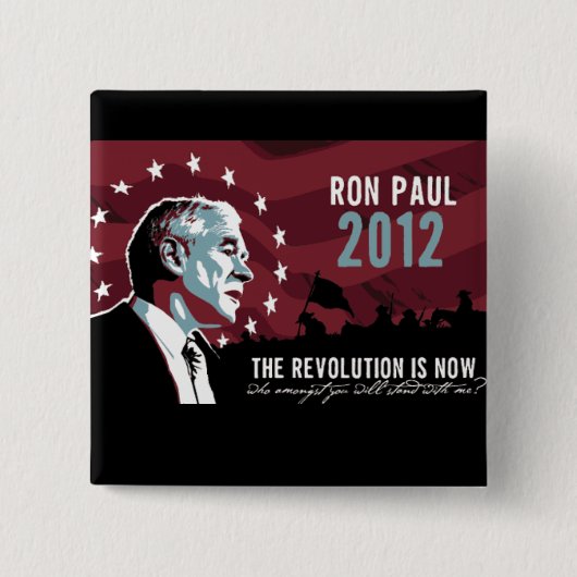 Ron Paul the Revolution is Now Button (Voorkant)