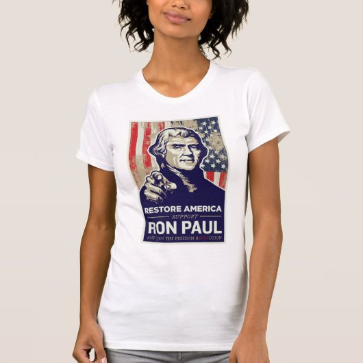 Ron Paul Thomas Jefferson Shirt (Voorkant)