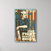 Ron Paul vient de commencer l'impression de toile (Recto)