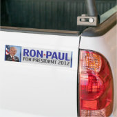 Ron Paul voor President 2012 Bumpersticker (Op Truck)