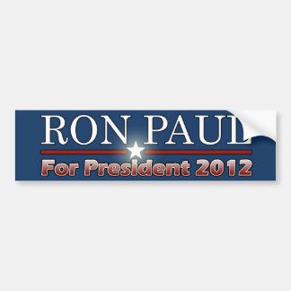 Ron Paul voor President 2012 Bumpersticker