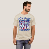 Ron Paul voor President 2012 Tshirts (Voorkant volledig)