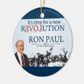 Ron Paul voor President Keramisch Ornament (Links)